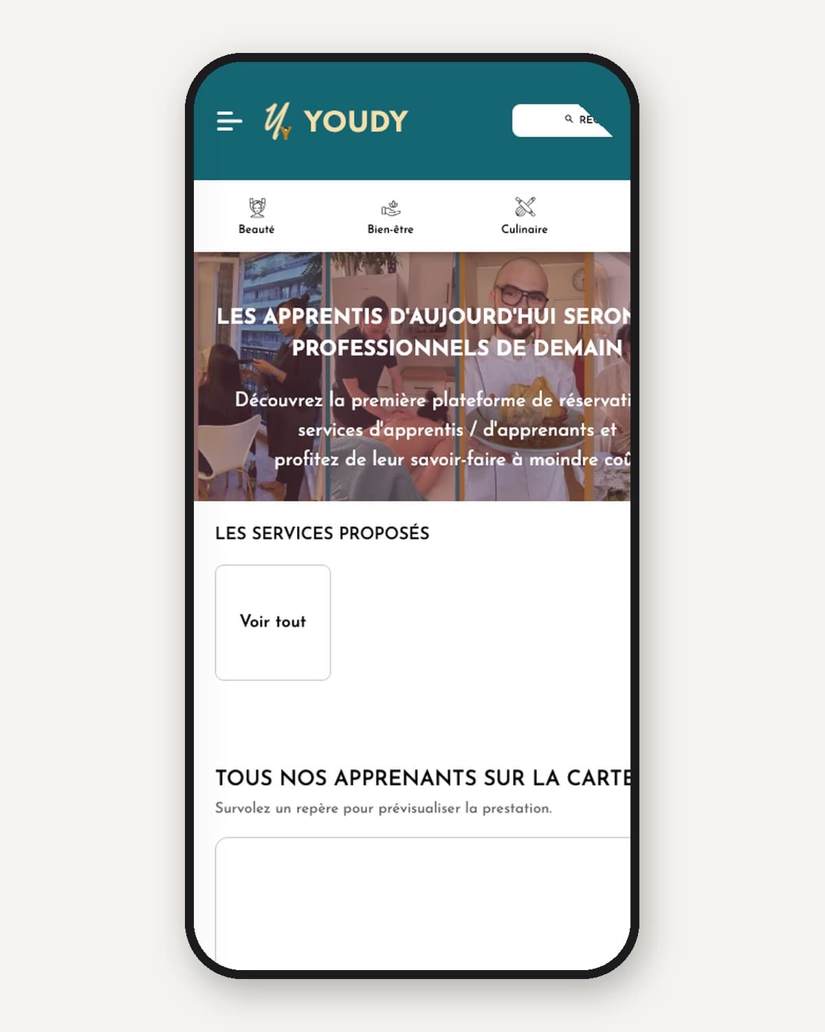 Youdy — version mobile